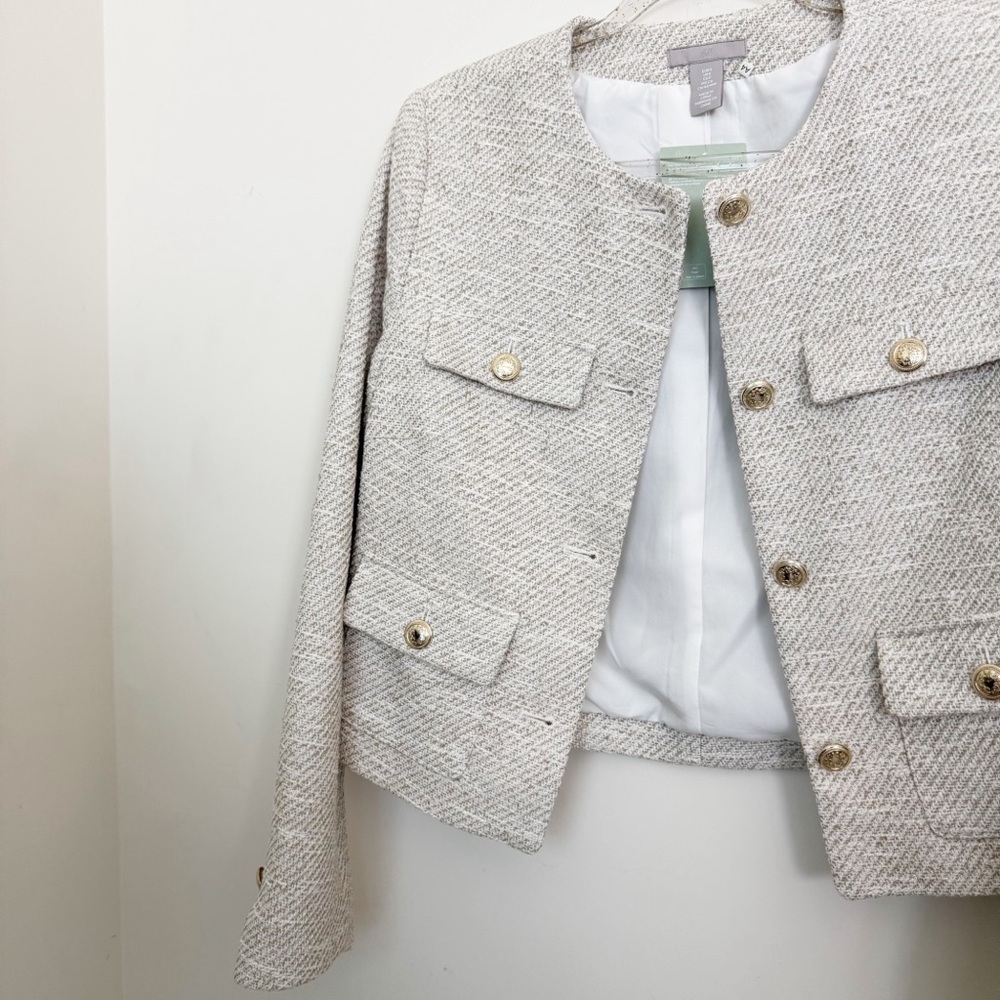 Beige short jacket - Picture 8 of 10
